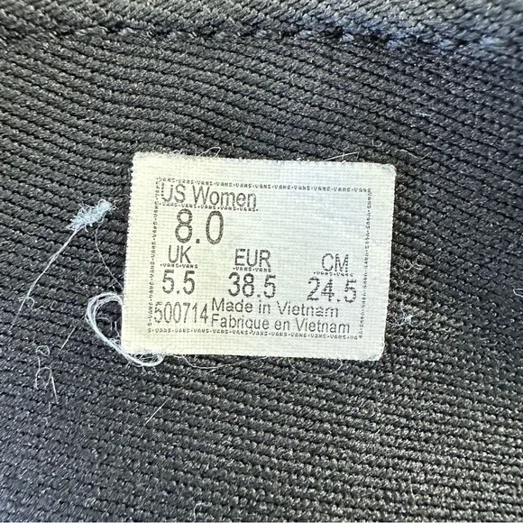 Vans Black Suede Old Skool 8 - Picture 8 of 9